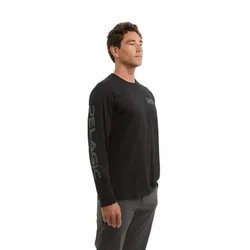 Premium Tonal Deluxe Long Sleeve T-shirt Black XL Men
