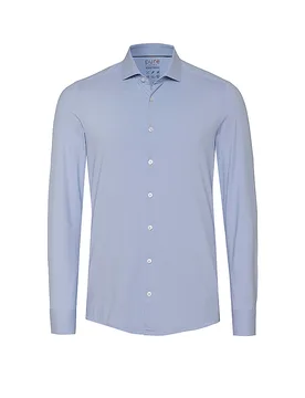 Jerseyhemd Slim Fit bleu clair 43 - Pure - FashionsVida