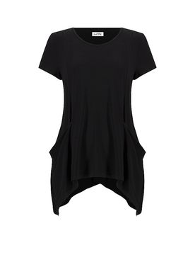 T-Shirt schwarz 42 damen