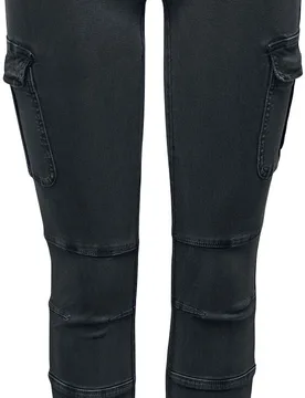 Cargohose - ONLMissouri Reg Ank Life Cargo - W26L32 bis W34L32 - für Damen - Größe W31L32 - schwarz - Frauen - female - Only - FashionsVida