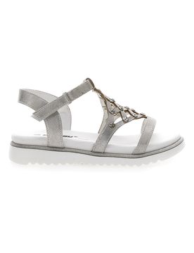 Sandali Argento Con Strass 535 32