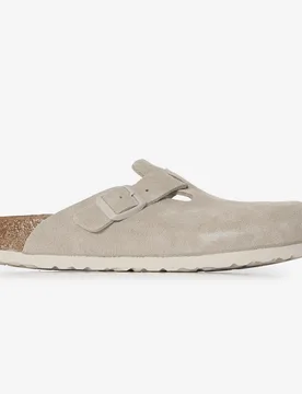 Boston Suede Oyster blanc 38 - Birkenstock - FashionsVida