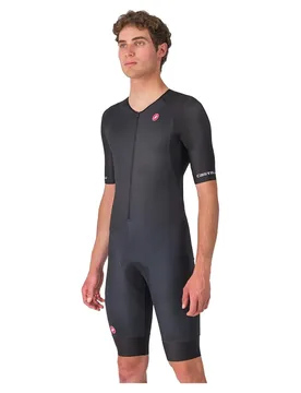 Trisuit A Maniche Corte Core Black S - Castelli - FashionsVida