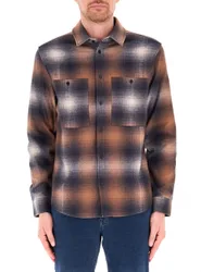 Camicia felpata MARRONE XL