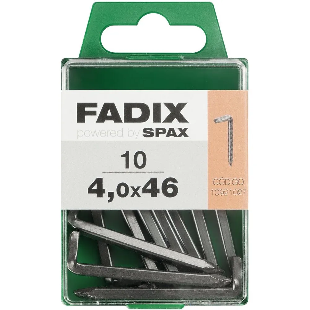 Alcayata Hierro Clavar Ø4 x 46 mm - Caja 10 Uds - FADIX - FashionsVida
