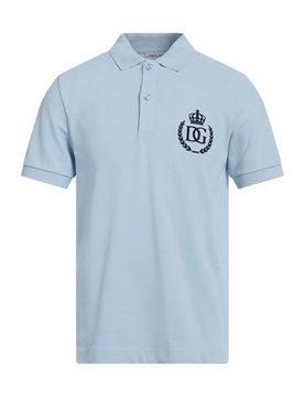 DOLCE&GABBANA Poloshirt Herren Himmelblau 44 Herren