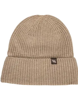 Wollmütze mit Umschlag Ava - Beige - unisex - Size: TU