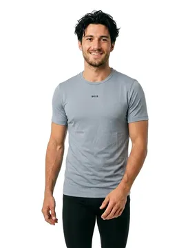 T-shirt à Manches Courtes Active 10280182 Green Dark Grey S