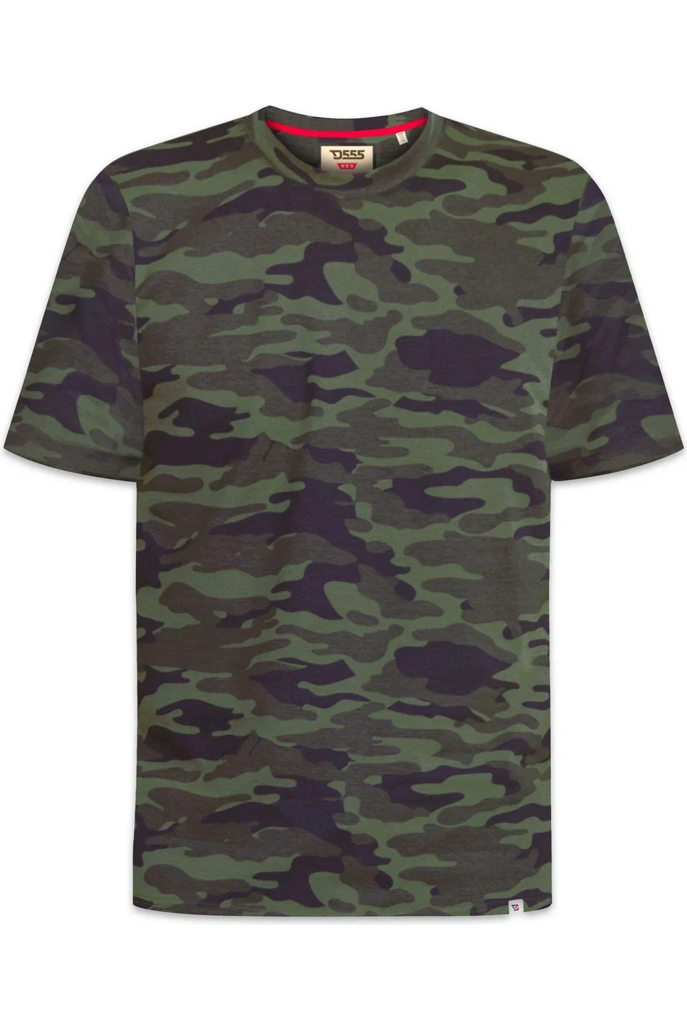 Gaston Mens Kingsize Camouflage T-Shirt - - Size: 7XL - Duke - FashionsVida