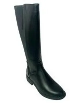 Flache Stiefel 29511 Azs Schwarzer Damenstiefel 36;37;38;39 - Amarpies - FashionsVida