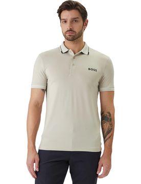 HUGO Polo Paul Pro, beige/schwarz l