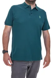 Polo Mezza Manica Verde Petrolio 100% Cotone U.S. GOLF CLUB PO2000 M