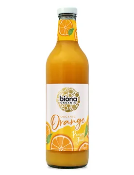 Biona Organic Orange Juice - 750ml - Biona - FashionsVida