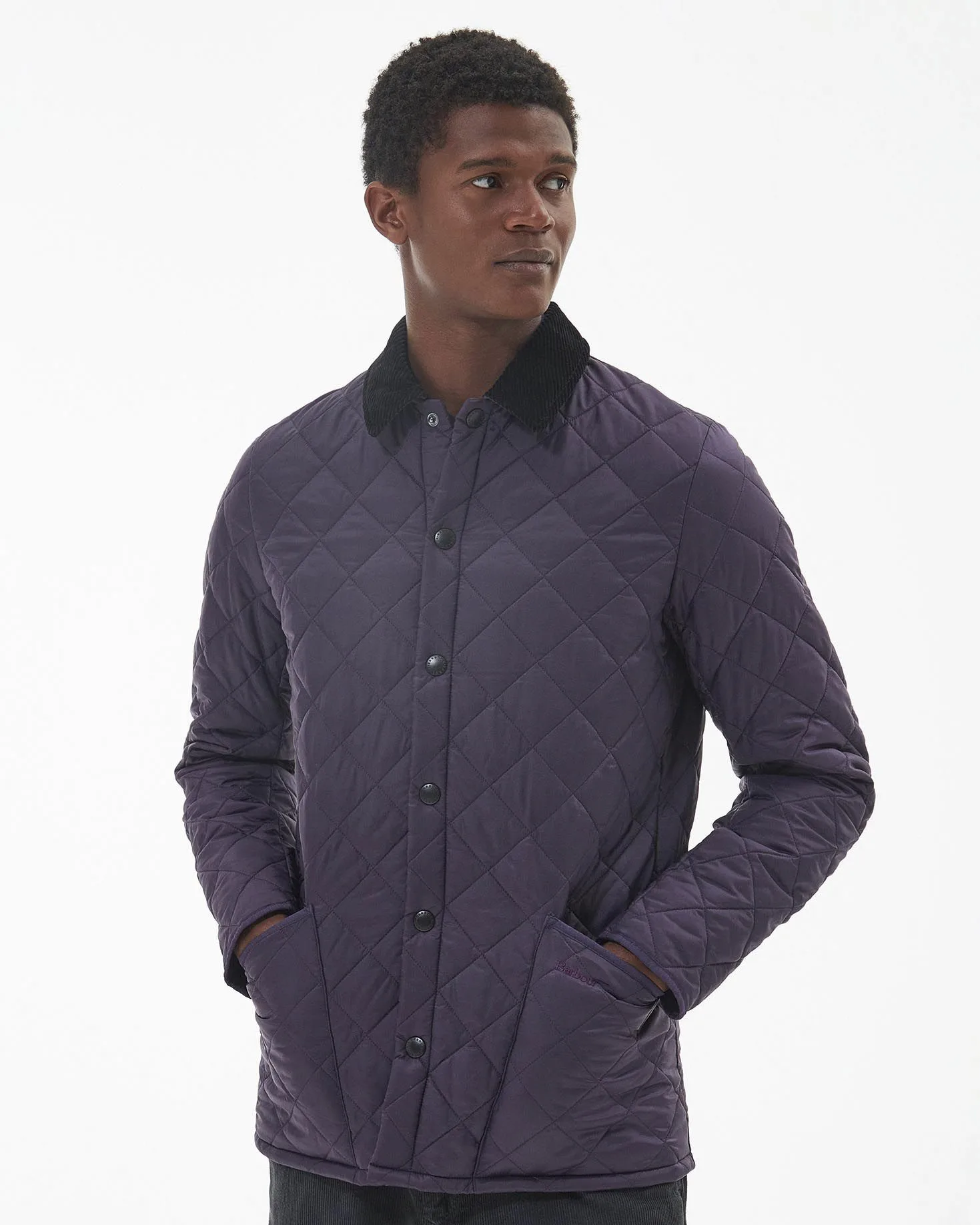 Heritage Liddesdale Quilted Jacket blu - Barbour - FashionsVida