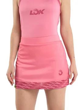 Lok Edgeray Skirt Red L - Lok - FashionsVida