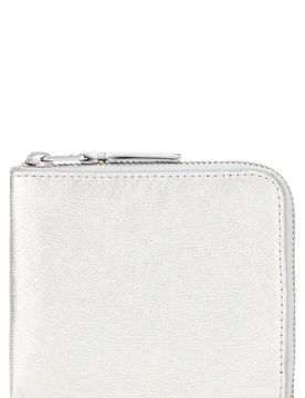 Comme Des Garçons WALLET Compact Mini Wallet with Half-Zip Closure