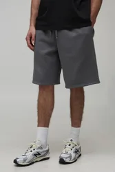 Herren Basic Baggy Fit Jersey Shorts Charcoal Größe XS