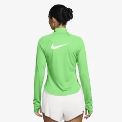 Zip-Trainingsoberteil, Damen Tempo Swoosh - Vert - female - Size: S