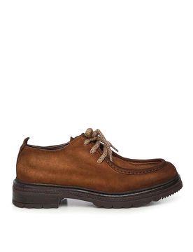 Scarpa stringata Jean in pelle scamosciata