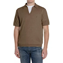 Polo de hombre de manga corta de punto