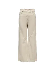 Pantaloni a coste a gamba larga ONLHOPE crema 38/L32