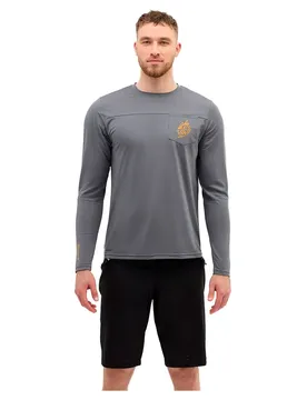 Maglia Da Enduro A Maniche Lunghe Md180 Ello Grey / Tiger