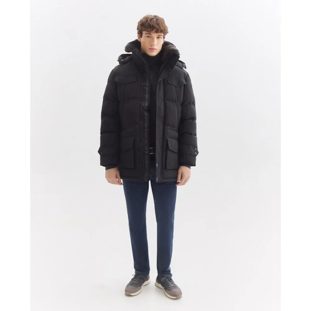 Parka de hombre acolchada con capucha desmontable - Wellensteyn - FashionsVida