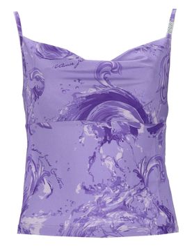 VERSACE JEANS COUTURE Top Met Print