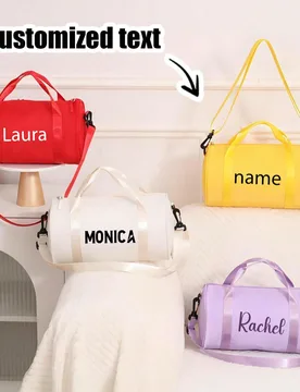 Bolsa de danza de gran capacidad personalizada, bolso de ballet para el hombro, bolsa de danza latina, bolsa para artículos de danza, bolsa de viaje - Shein - FashionsVida