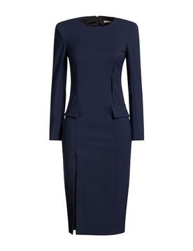 Vestido midi Mujer Azul marino 34,36,38,40 Mujer