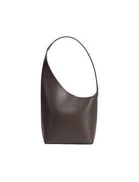 Bolso de cuero - Bolso de hombro LUNE marrón