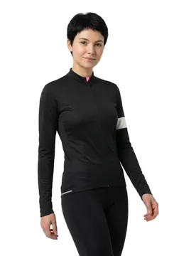 Maglia A Maniche Lunghe Classic Black / White