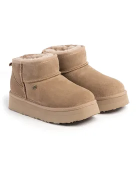 Womens Lottie Sheepskin Mini Boot - - Size: 8 - Just Sheepskin - FashionsVida