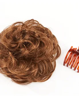 Haar-Band mit Clip mittelbraun - 3Pagen - FashionsVida