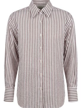 Camicia - 471196 - Bianco/Marrone