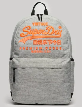 Superdry Damen Heritage Montana Rucksack Hellgrau - Größe: One Größe - 69.99 - FashionsVida
