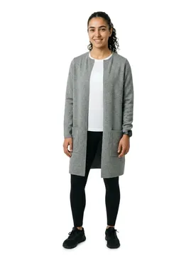 Cardigan River Agave Green / Detail W Melange XS