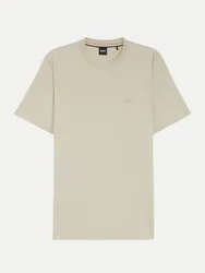 Black T-Shirt mit Logo Beige XXL