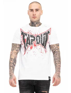 T-shirt à Manches Courtes Splashing White / Red / Black M - TapouT - FashionsVida