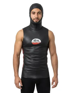 C Gilet Termico Con Cappuccio Ultra Stretch 2 Mm