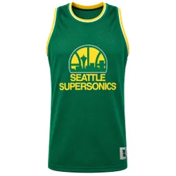 Nba Seattle Supersonics Mesh Mens Green Vest - Size Medium