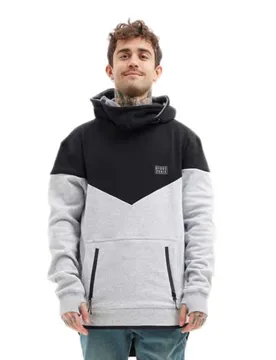 Sweat à Capuche Dh Plow Black / Heather Grey 2XL