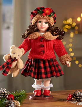 Dekopuppe "Viktoria" aus Porzellan - Eldo - FashionsVida