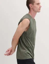 Seam Free Tank Top Dark Khaki male