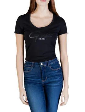 Guess Damen T-Shirt Schwarz 507626