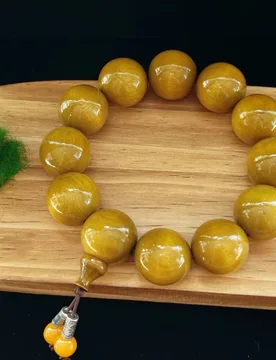 Natural golden nanmu wood colored dark Buddha 2.0 prayer beads for men, collectible cultural items, couple's bracelets, an - Aliexpress - FashionsVida