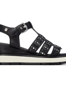 Sandali Con Zeppa 163252 Black EU 38
