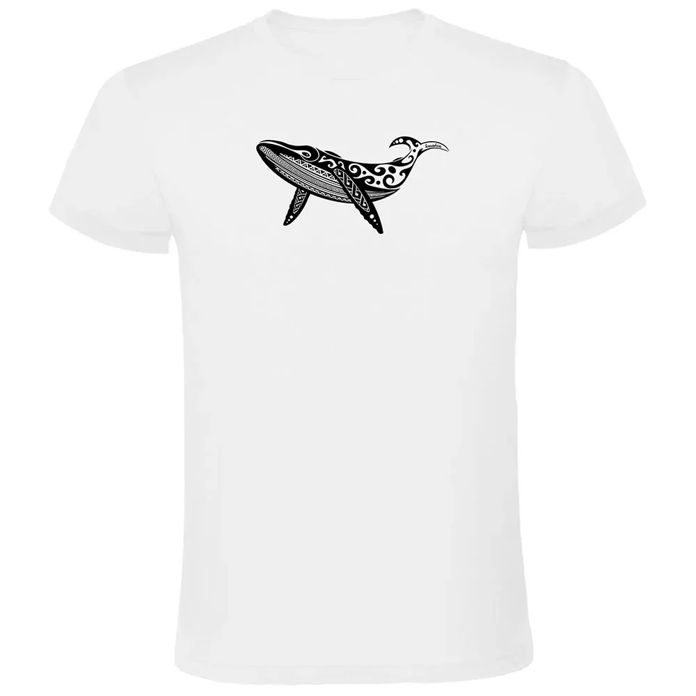 Maglietta A Maniche Corte Whale Tribal - Kruskis - FashionsVida