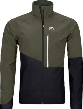 Leichte, atmungsaktive und winddichte Skijacke für Wanderungen Punta Berrino Jacket M Dark Wild Herbs für Herren aus Softshell Größe S
