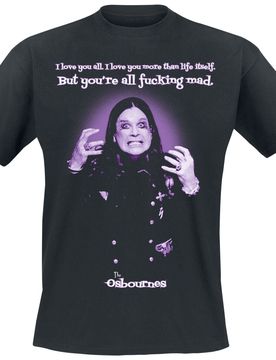 T-Shirt - All Fucking Mad - S bis 3XL - für Männer - Größe XL - schwarz - Lizenziertes Merchandise! - Männer - male
